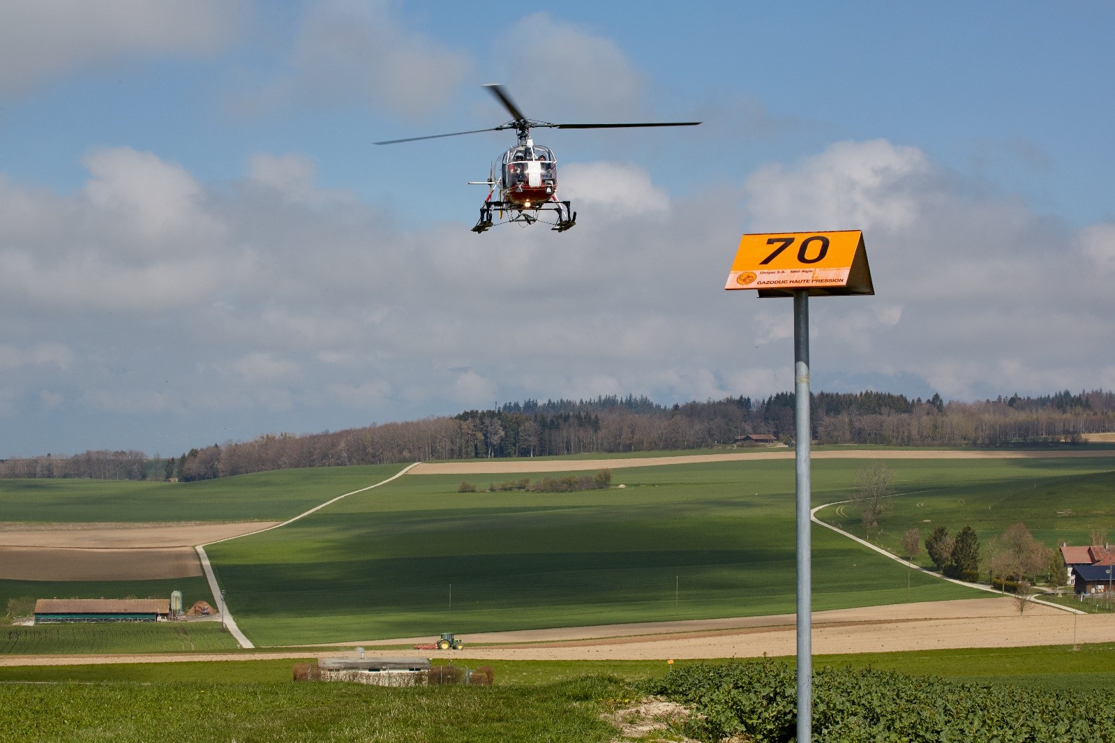 Surveillance hélicoptère